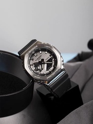 แท้Casio GM-2100 Metal G-SHOCKแปดเหลี่ยมนาฬิกา Metal Octagon Watch จัดส่งทันที