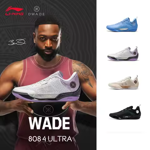 LI-NING WADE 808 4 ULTRA Men Professional Basketball Shoes Wearable Cushion Bounce Comfortable Sport