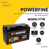 POWERFINE YT7B-BS YT7B YT7 GEL BATTERY DUCATI 900E NXC125 2004-2017 Suzuki DRZ400E 2005-2018 PANIGAL
