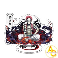 Keychain, Standee, Kimetsu No Yaiba Akaza Giyuutarou Anime Manga Glass Painting