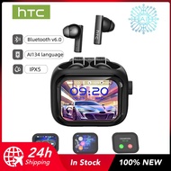 【New】HTC NE40 TWS AI Translator Earbud Wireless Bluetooth Earphone Bluetooth V6.0 Face-to-Face Trans