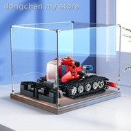 Model display cabinet ♘Acrylic storage box suitable for LEGO 42148 Power Snow Plow Brick Model Car Transparent Display