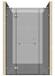 Pintu Modul 4 Shower Kamar Mandi (Accesories+pasang)