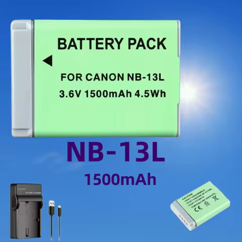 1500mAh NB-13L NB 13L Camera Battery or Charger For Canon G7 X Mark II G7X G5 X G5X G9 X G9X SX620 S