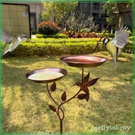 [PrettyiadaMY] Outdoor Bird Bath, Garden Decoration, Ironwork, Design, Garden Birdbath