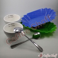 CUPPING BOWL PACKAGE CUPPING SPOON CUPPING BOWL SPOON CUPPING TRAY COFFEE BEAN PLACE