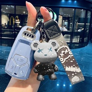 Audi a4l Key Cover a6l Car q5l Shell a3l Buckle a5 Bag q3 Male a4 Female 2023 Model 23 New Style q4e