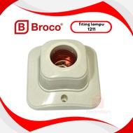 Ceiling Fitting Cream 1211 SquareBroco - Lamp Fitting Broco - BROCO Square Fitting - New BROCO 1211 