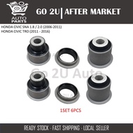 REAR KNUCKLE ARM BUSH /1SET 6PCS !!! -52365-SNA-A01 52366-SNA-A01 52366-SFE-004 HONDA CIVIC SNA 1.8 