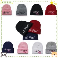 NEXTSG Rapper Christmas gift Embroidery Warm hood Hip hop cold cap Knitted hat