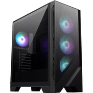MSI MAG FORGE 320R AIRFLOW - Mid Tower T.G PC Case With Pre-Installed 4 x 120mm ARGB Fans [ BLACK ]