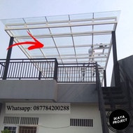 Kanopi Kaca Rooftop Kanopi Kaca 8mm Tempered