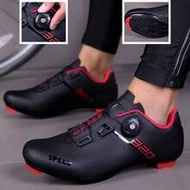 New Men's Cycling Shoes, Solid Color Road Bike Shoes, Unisex Spinning Shoes