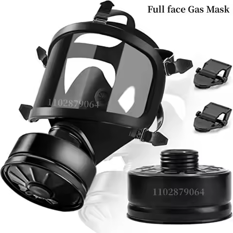 Full face gas mask chemical respirator filter self-priming mask nuclear contamination protection,MF1
