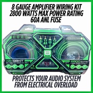 Audiobahn AB-8GKIT | 8 Gauge Amplifier Wiring Kit | Subwoofer Wiring Kit | Car Audio Wiring Kit