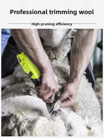 Electric Sheep Shears Heavy Duty Wool Clipper Professional Sheep Trimmer for Wool Cutting Wool shear