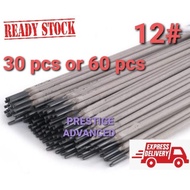 30PCS or 60 PCS /12 2.5MM E6013 Steel WELDING ROD 300MM WELDING ELECTRODES ROD