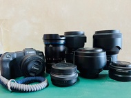 原厰ef-r /Ef 50mm f1.2 /Sigma 85mm f1.4 /Sigma 24-35mm f2 /canon ef40mm f2.8 /canon rf 16mm /laowa 35m