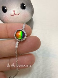 斑彩石手鏈 （石8mm)