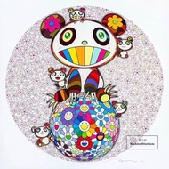 🇯🇵日本直送🇯🇵原裝村上隆Takashi Murakami  kaikai kiki 太陽花 熊貓 櫻花 絲網版畫 100版 60×60cm 附有村上隆本人親筆簽名