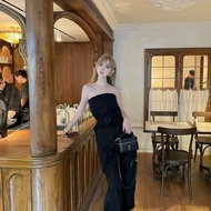 YSL GABY VANITY BAG黑金菱格紋化妝包盒子包 18*6.5*11 98新配件塵袋