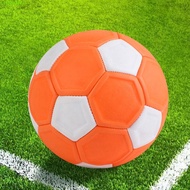 HYRON Youth Football, Orange Curve Lines Curve Soccer Ball, Recreational Sport Toy Recreational Foot