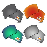 เลนส์โพลาไรซ์กันรอยขีดข่วน4คู่สำหรับกรอบแว่นกันแดด OO9188 Oakley Flak 2.0 XL สีดำ & สีเงิน & สีเขียว