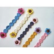 [PO] Flower End Knit Mask Connector | Flower Mask Hook End