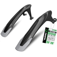 RBRL Bike Fender Set Adjustable MTB Mud Guard, Thicken and Widen Universal 24-29 inch Bicycle Fender
