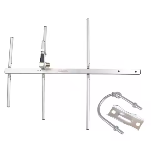 Three Elements UHF 400-470MHz Adjustable Frequency Range Aluminum Alloy Collapsible Yagi Walkie Talk