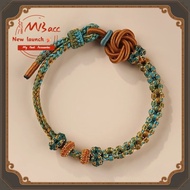 Accessories Accessories Hand Rope Bracelet Hand-woven Mandala Peach Blossom Knot Hand Rope Finished 