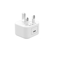 British Standard Charger 20W PD USB C Fast Charger Plug with 6FT Type C to C Cable for iPhone for iP