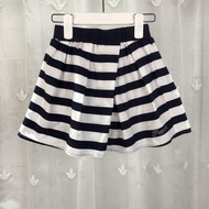 Piggy Brand Withdraw from Cupboard Children's Clothing Middle and Big Children Girls Stripe Short dress Children's Summer Cotton All-Match Pantskirt Bn