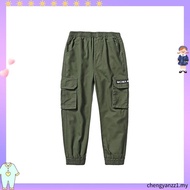 Cargo Jogger Pants for Kids Boy in Green B02 4T-2