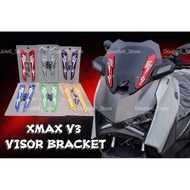 XMAX V3 WINDSHIELD BRACKET CNC THAILAND XMAX250 V3 VISOR BRACKET THAI XMAX CONNECTED TANUTONG RACING