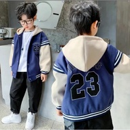 Tavisha Fashion - Twenty Three Baseball Varsity Hoodie Premium - Jacket Boys 7-10 Years