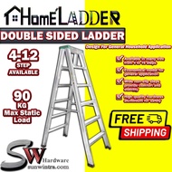 SW Hardware TANGGA DOUBLE SIDE / HOME LADDER DOUBLE SIDED LADDER ( FREE SHIPPING!!! ) 4 ~ 12 Step