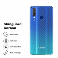 GARSKIN CARBON STICKER BACK SKIN Vivo Y12 Y15 Y17 Y19 Y30 Y30i Y50 Y71 Y83 Y91 Y91C Y93 Y95 S1 Pro Z1 Pro X50 X50 Pro