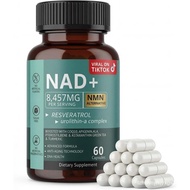 NAD Supplement with Resveratrol, NMN Supplement Alternative, NAD Plus Nicotinamide Riboside, Quercet