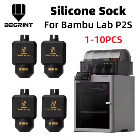 For Bambu Lab P2S Hotend Heating Block Cover high temperature resistance Silicone sock For Bambu Lab