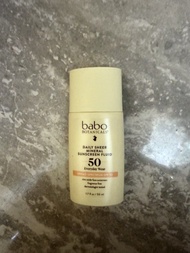 Babo Botanicals 礦物防曬液 SPF50