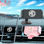 MG Car Auto-Clamping Phone Holder GPS Electric Mobile Phones Stand Bracket For HS ZS EP MG5 MG3 MG4 EV 4 5 6 GM Mulan 2023 VS HEV