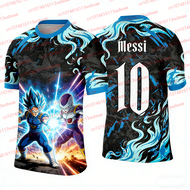 Bandai | Dragon Ball Football jersey Kit Guko Jersey Messi 10 Jersey Special Edition Football Jersey