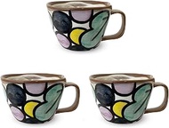 J-kitchens Workshop Sho~ Set of 3 Glass (Ceramic) Blue Stained Color Hasami Ware Made in Japan