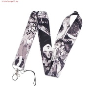 KICKSLOUNGEL Junji Ito Anime Lanyard Phone Accessories Special Cellphone Straps Badge Holder Key Rin