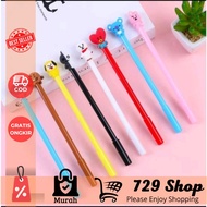 BTS BT21 GEL PEN BTS BT21 KPOP PEN/ BT21 BTS CHARACTER PEN IMPORTED