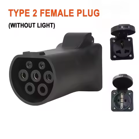 Electric Vehicle Charger Adapter Plug V2L For MG4 For MG5 Discharge 470Ω Type 2 Tool Schuko To EU So