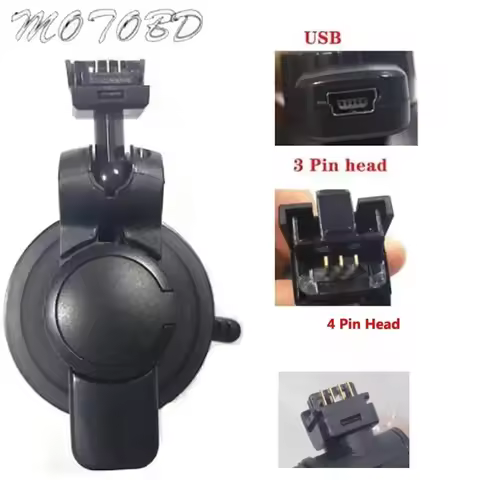 New Dash Cam F8 BL950A BL960 BL960D Driving Recorder 3pin 4pin Head Suction Cup Bracket with USB Cha