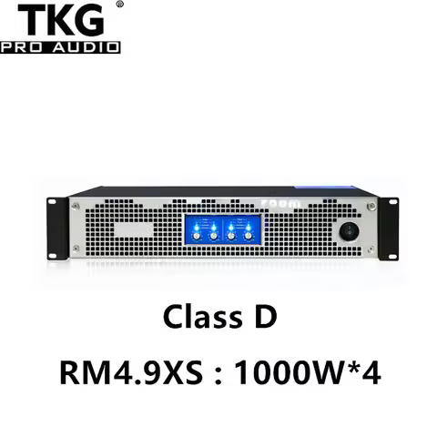 TKG RM4.9XS 1000watt performance stage outdoor 4 channel stage dj speaker power amplifier 4ch