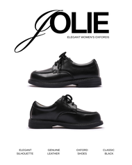 dadadee รองเท้าผู้หญิงแบบผูกเชือก สไตล์อังกฤษ รุ่น Jolie [A-1007] รองเท้านักเรียนดาด้าดี หนังแท้ นุ่